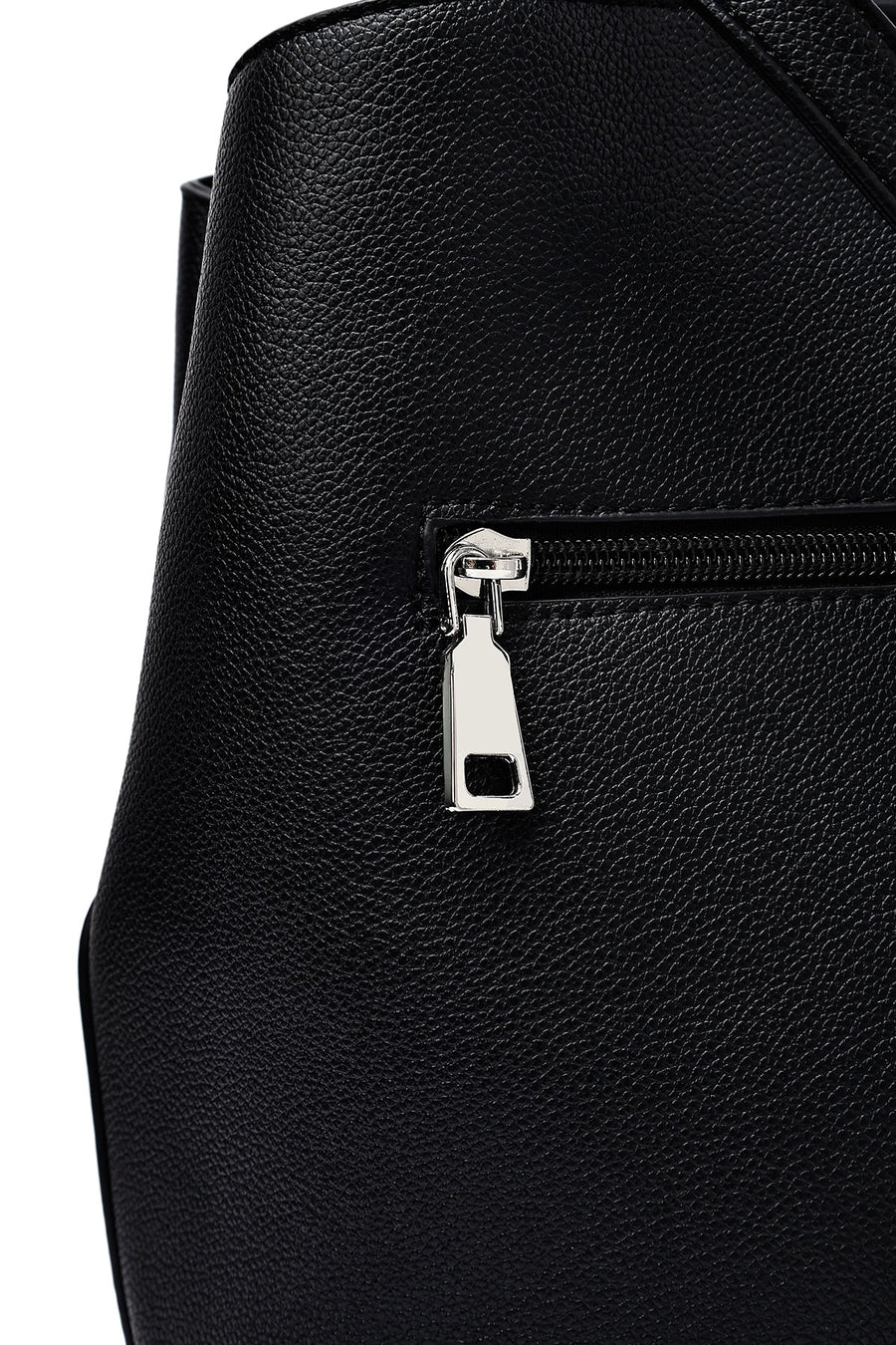Woman Black Backpack