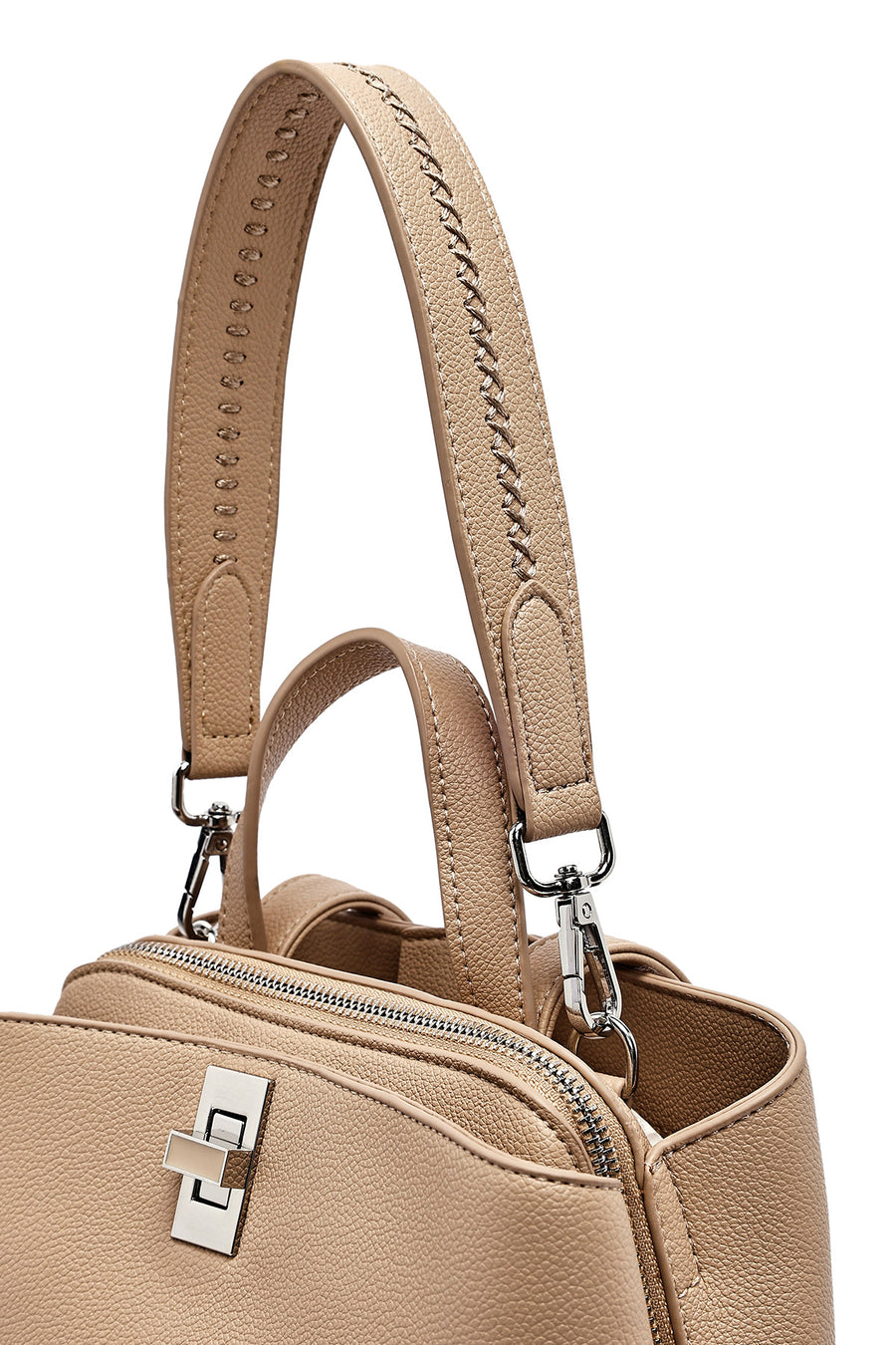 Woman Camel Backpack