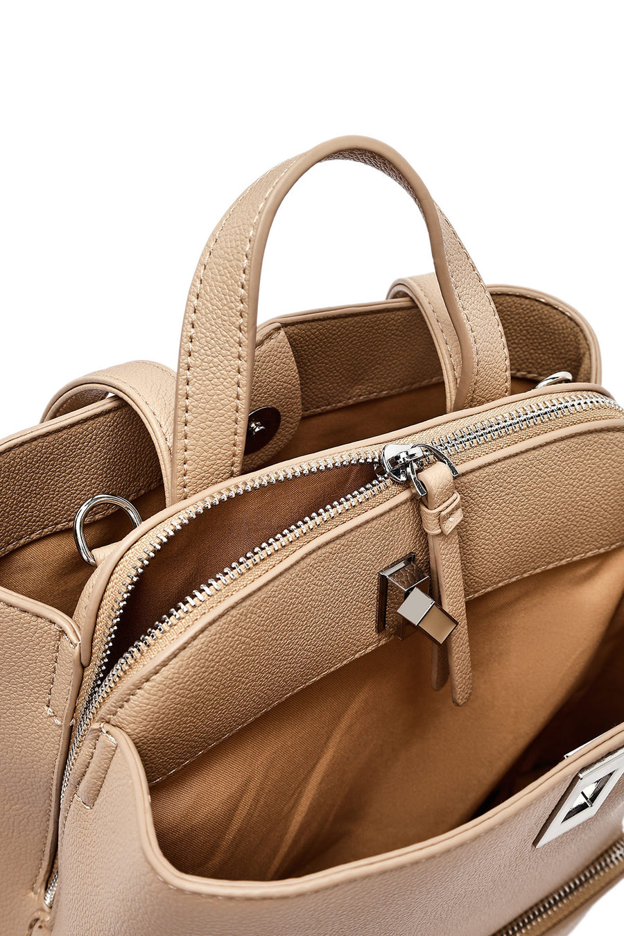 Woman Camel Backpack