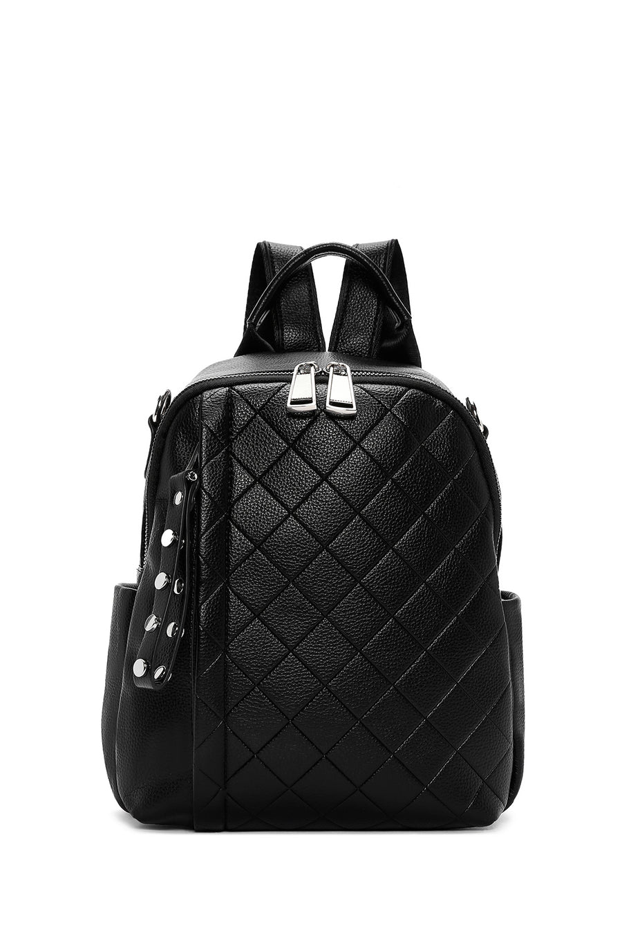Women's Black Long Strap Printed Backpack 25ABD2451FT | Derimod