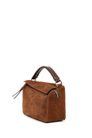 Kadın Camel Uzun Askılı Süet Çapraz Çanta | Derimod