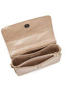 Kadın Bej Uzun Askılı Desenli Mini Kol Çantası | Derimod