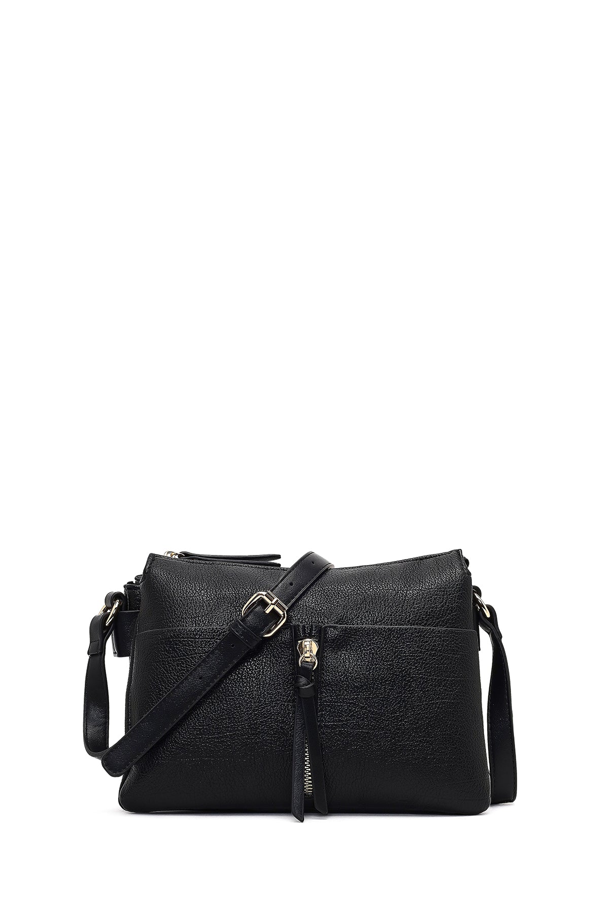 Women's Black Long Strap Crossbody Bag 25ABD251218 | Derimod