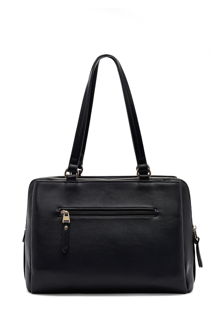 Women's Black Long Strap Shoulder Bag