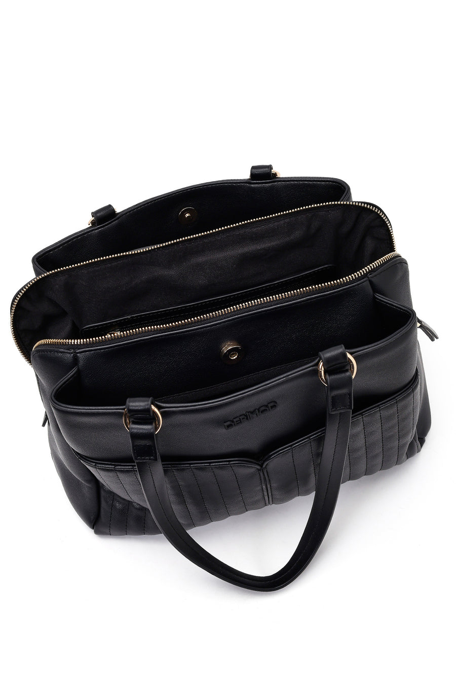 Women's Black Long Strap Shoulder Bag