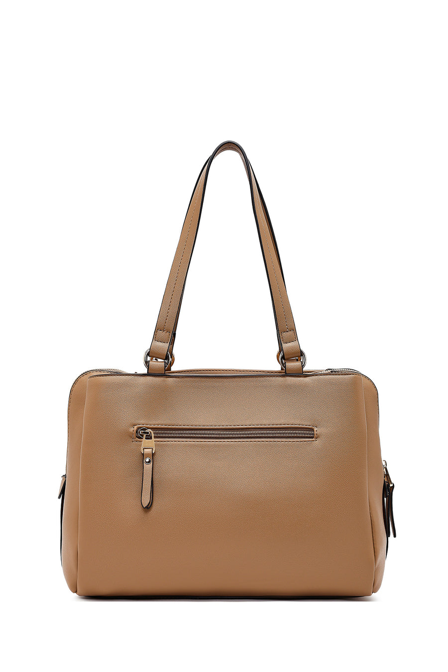 Women's Taupe Long Strap Shoulder Bag