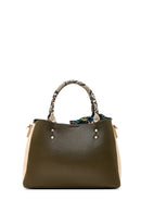 Women's Green Long Strapped Accessorized Shoulder Bag | Derimod
