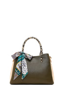 Women's Green Long Strapped Accessorized Shoulder Bag | Derimod