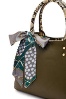 Women's Green Long Strapped Accessorized Shoulder Bag | Derimod