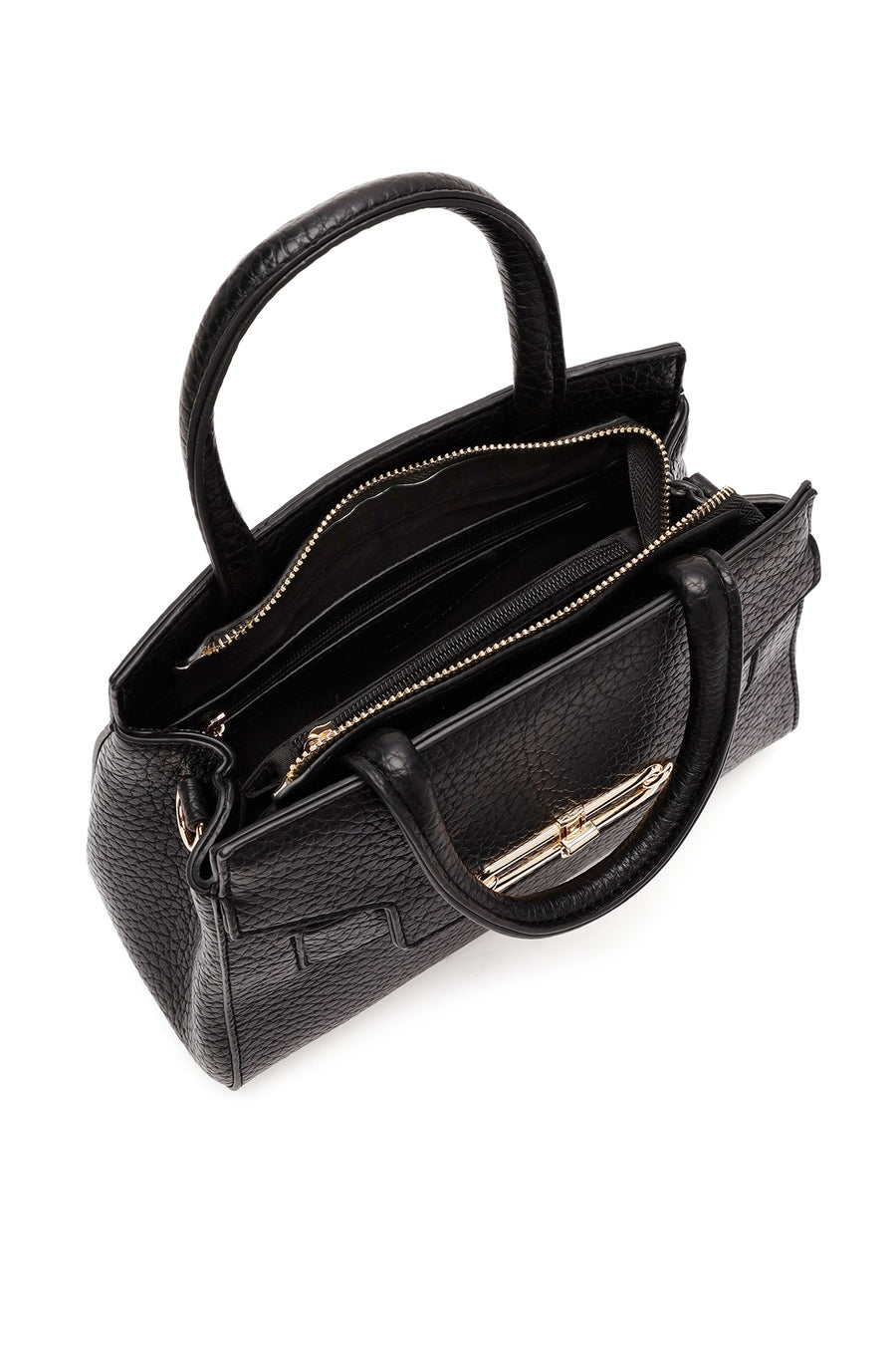 Women's Black Long Strap Shoulder Bag
