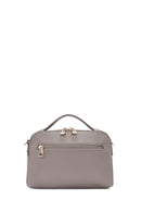 Women's Taupe Long Strap Printed Shoulder Bag | Derimod