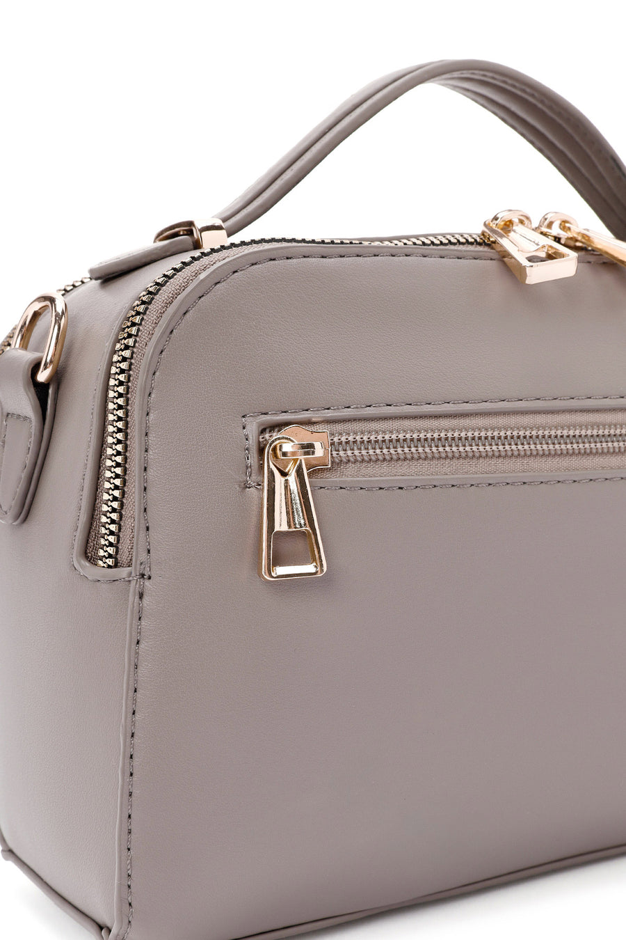 Women's Taupe Long Strap Printed Shoulder Bag