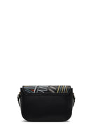 Kadın Siyah Baskılı Çapraz Çanta | Derimod