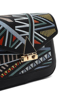 Kadın Siyah Baskılı Çapraz Çanta | Derimod