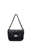 Woman Black Long Strap Quilted Shoulder Bag | Derimod