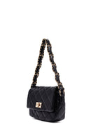Woman Black Long Strap Quilted Shoulder Bag | Derimod