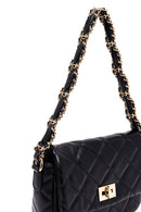 Woman Black Long Strap Quilted Shoulder Bag | Derimod
