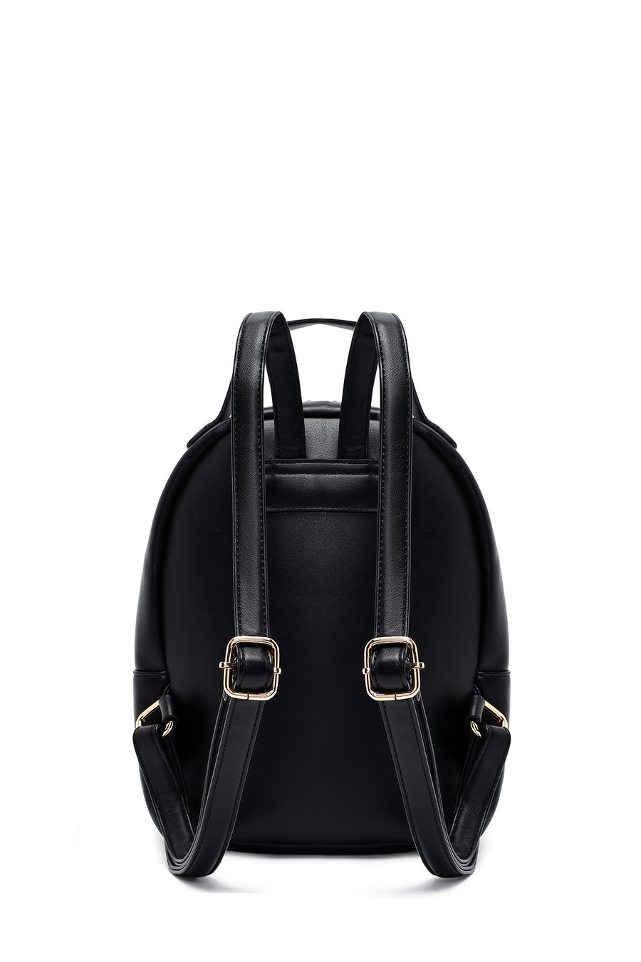 Woman Black Accessory Quilted Backpack
