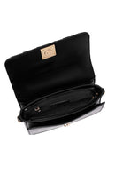 Kadın Siyah Uzun Askılı Örgü Çapraz Çanta | Derimod