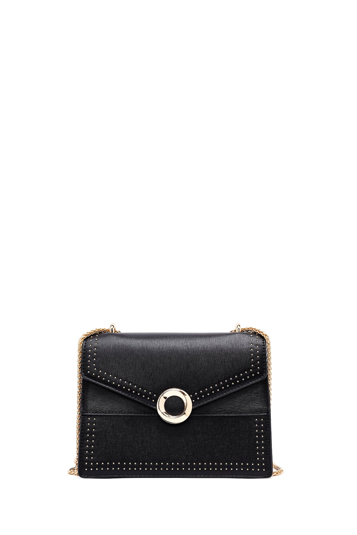 Kadın Siyah Uzun Askılı Klasik Kol Çantası