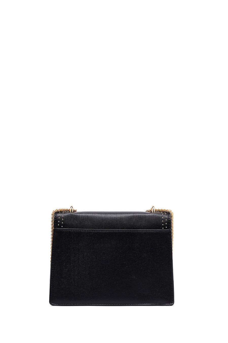 Woman Black Long Strap Classic Shoulder Bag