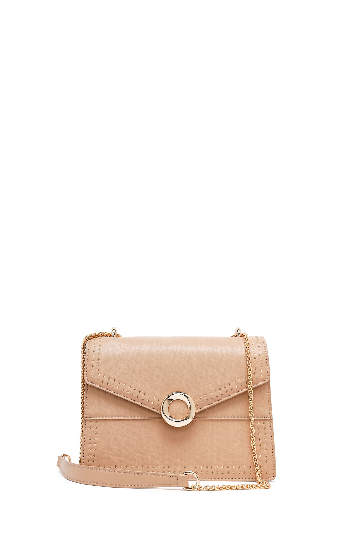 Kadın Bej Uzun Askılı Klasik Kol Çantası