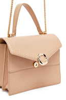 Kadın Bej Uzun Askılı Klasik Kol Çantası | Derimod