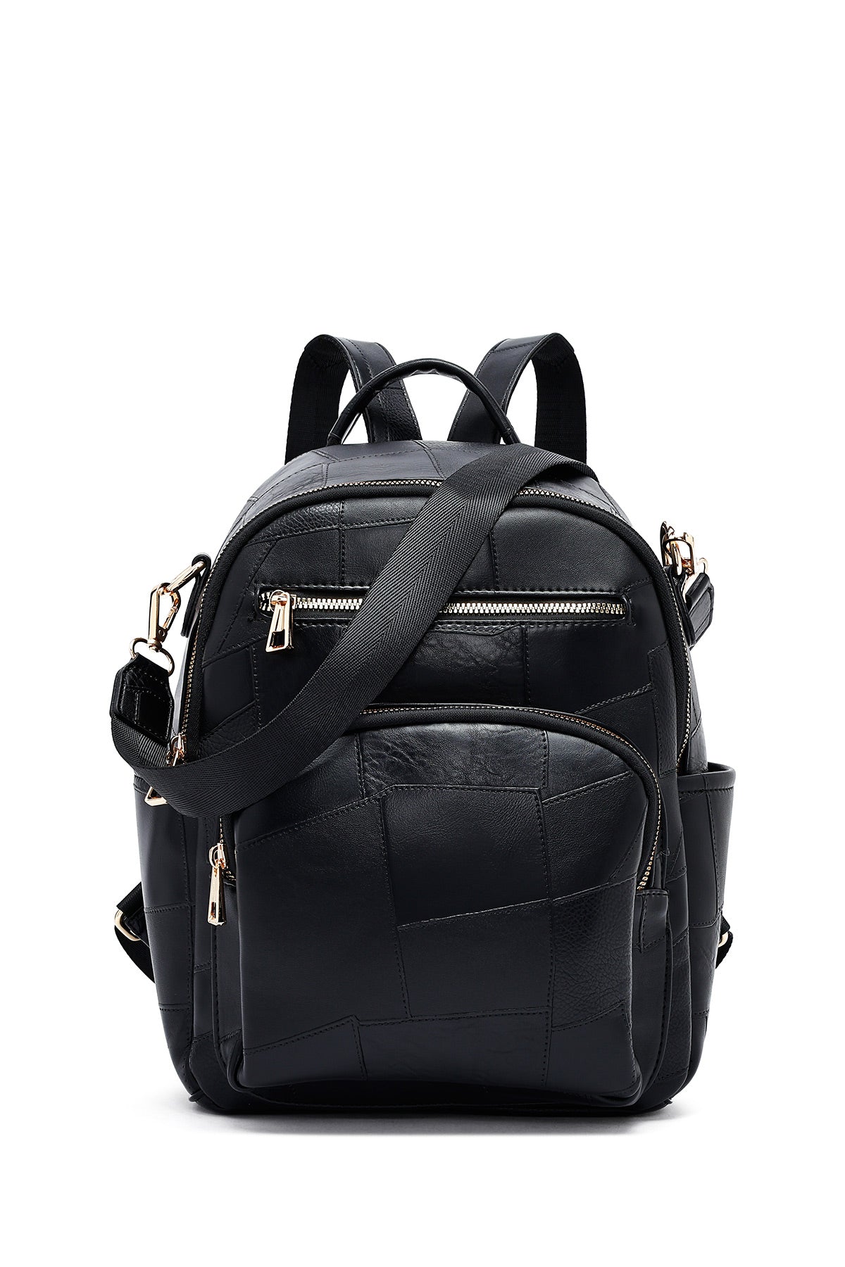 Woman Black Long Strap Printed Backpack 25ABD261726 | Derimod