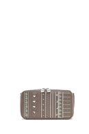 Women's Taupe Long Strapped Printed Crossbody Bag | Derimod