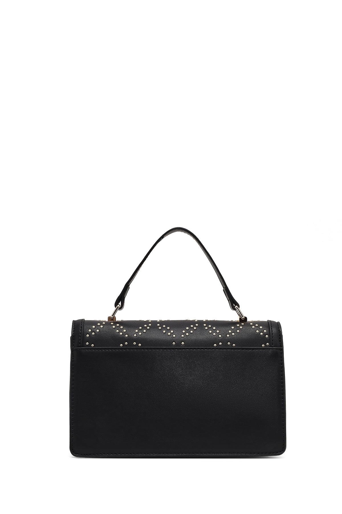 Kadın Siyah Taşlı Uzun Askılı Kol Çantası