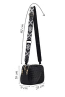 Women's Black Long Strapped Woven Crossbody Bag | Derimod