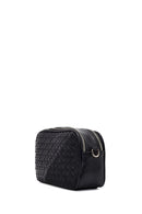 Women's Black Long Strapped Woven Crossbody Bag | Derimod