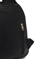 Kadın Siyah Baskılı Sırt Çantası | Derimod