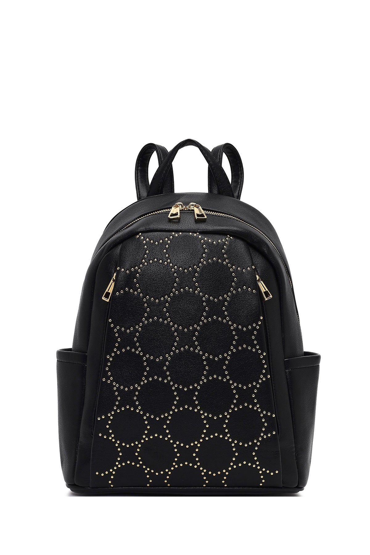 Kadın Siyah Desenli Sırt Çantası