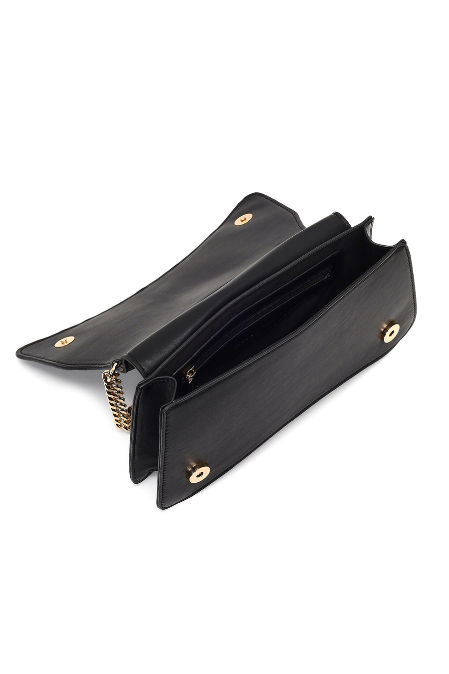 Women's Black Chain Strap Classic Shoulder Bag
