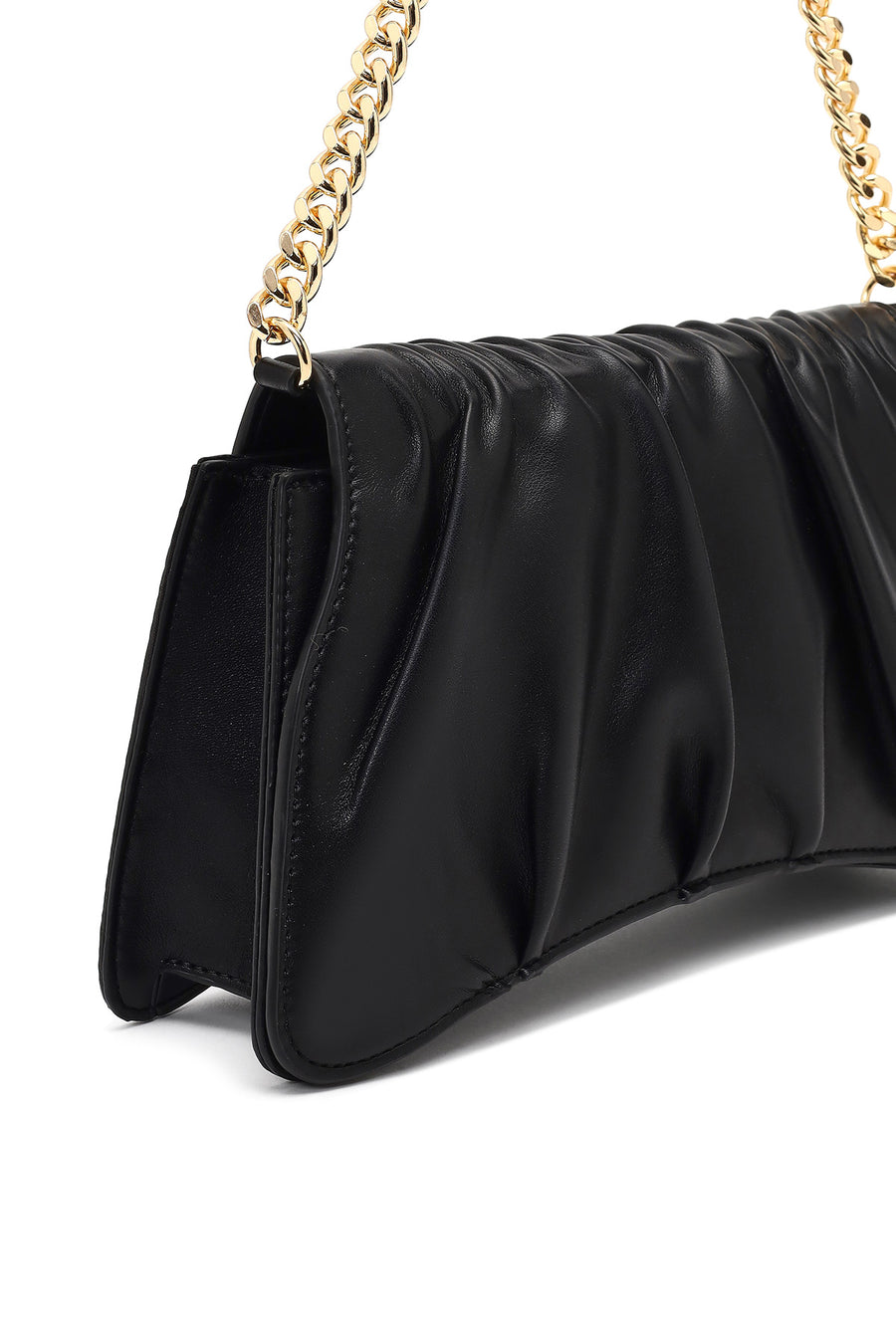 Women's Black Chain Strap Classic Shoulder Bag