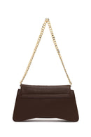 Women's Brown Chain Strap Classic Shoulder Bag | Derimod