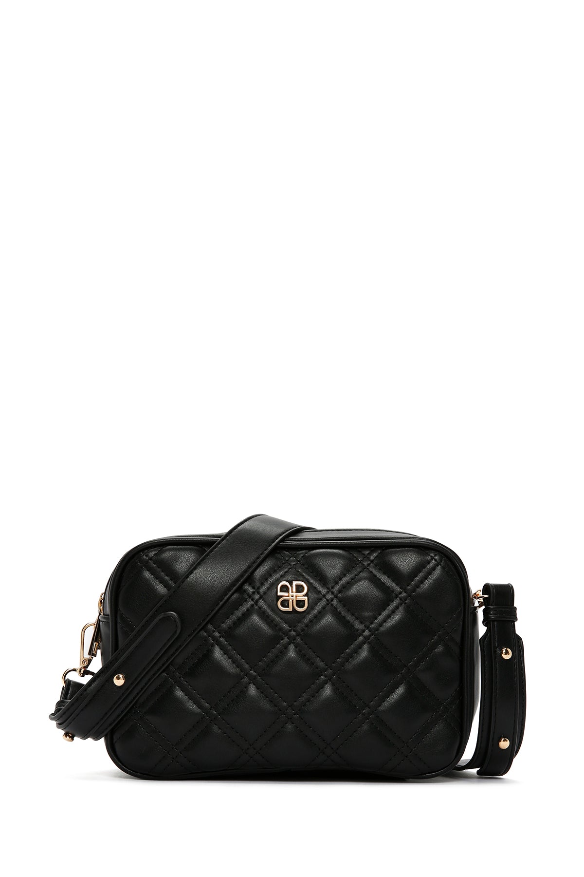 Kadın Siyah Uzun Askılı Kapitone Çapraz Çanta 25ABD2701KP | Derimod