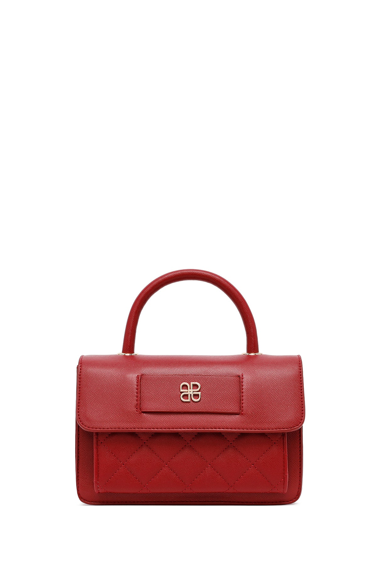 Kadın Bordo Uzun Askılı Kapitone Mini Çapraz Çanta