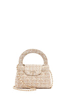 Woman Cream Long Strap Mini Handbag | Derimod