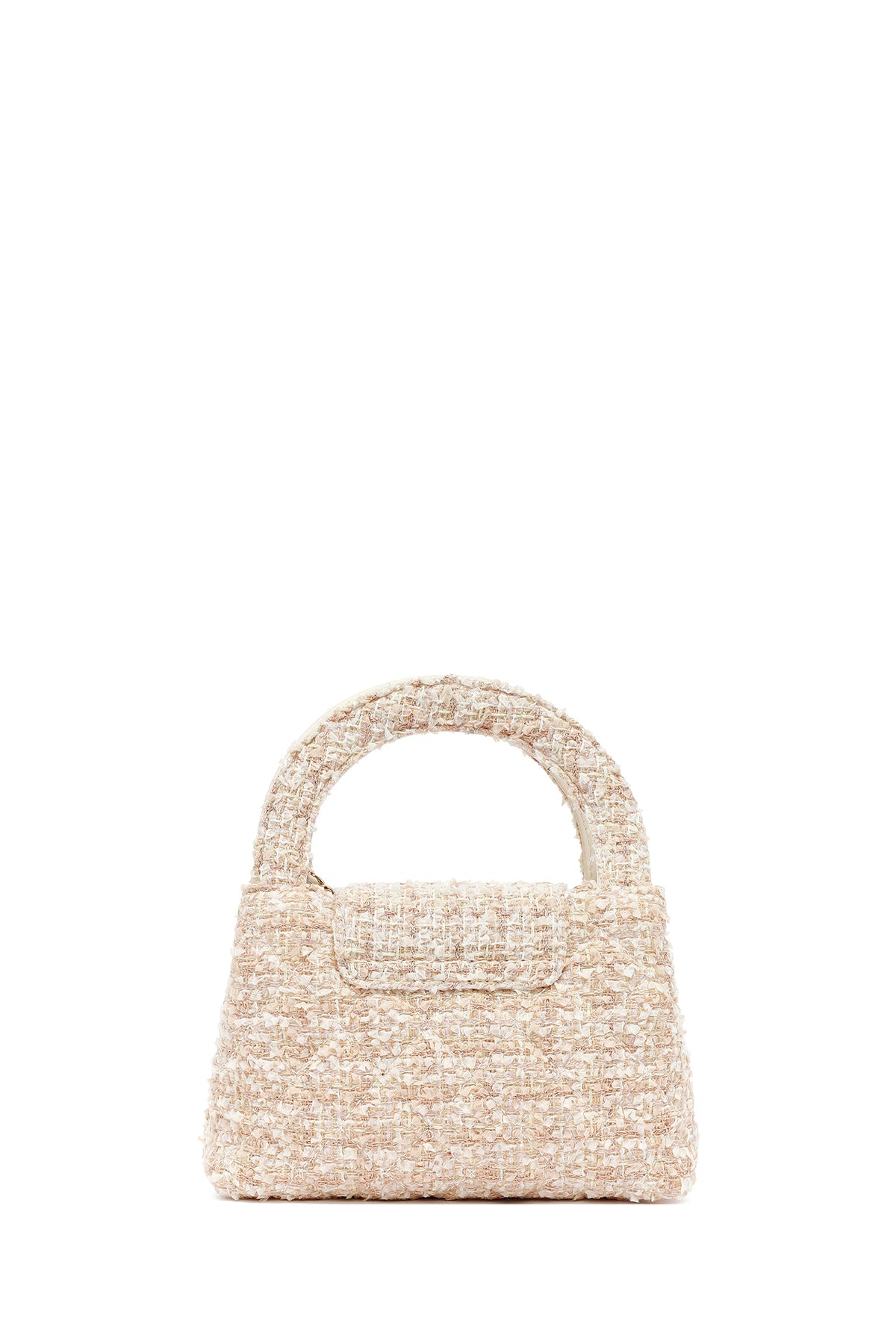 Kadın Krem Uzun Askılı Mini Kol Çantası