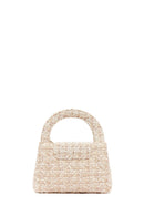 Woman Cream Long Strap Mini Handbag | Derimod