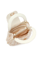 Woman Cream Long Strap Mini Handbag | Derimod