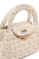 Woman Cream Long Strap Mini Handbag | Derimod