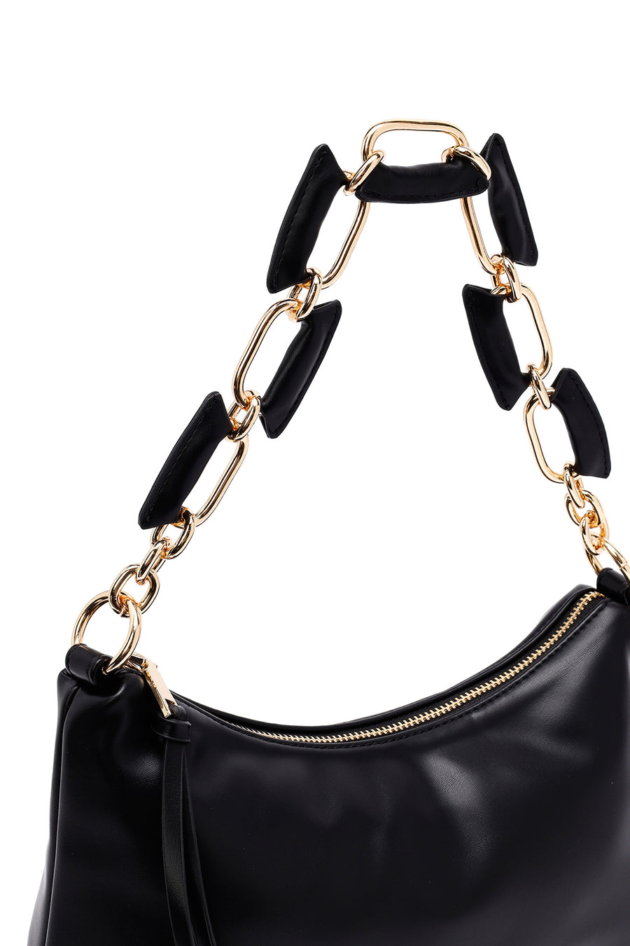 Woman Black Long Strap Shoulder Bag