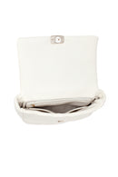 Kadın Krem Uzun Askılı Kapitone Çapraz Çanta | Derimod