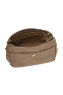 Women's Khaki Long Strap Fabric Crossbody Bag | Derimod