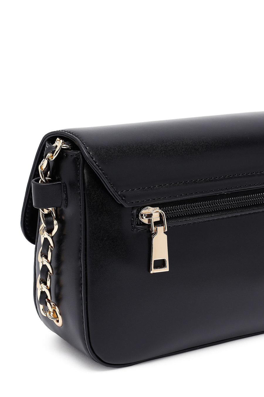 Woman Black Long Shoulder Bag