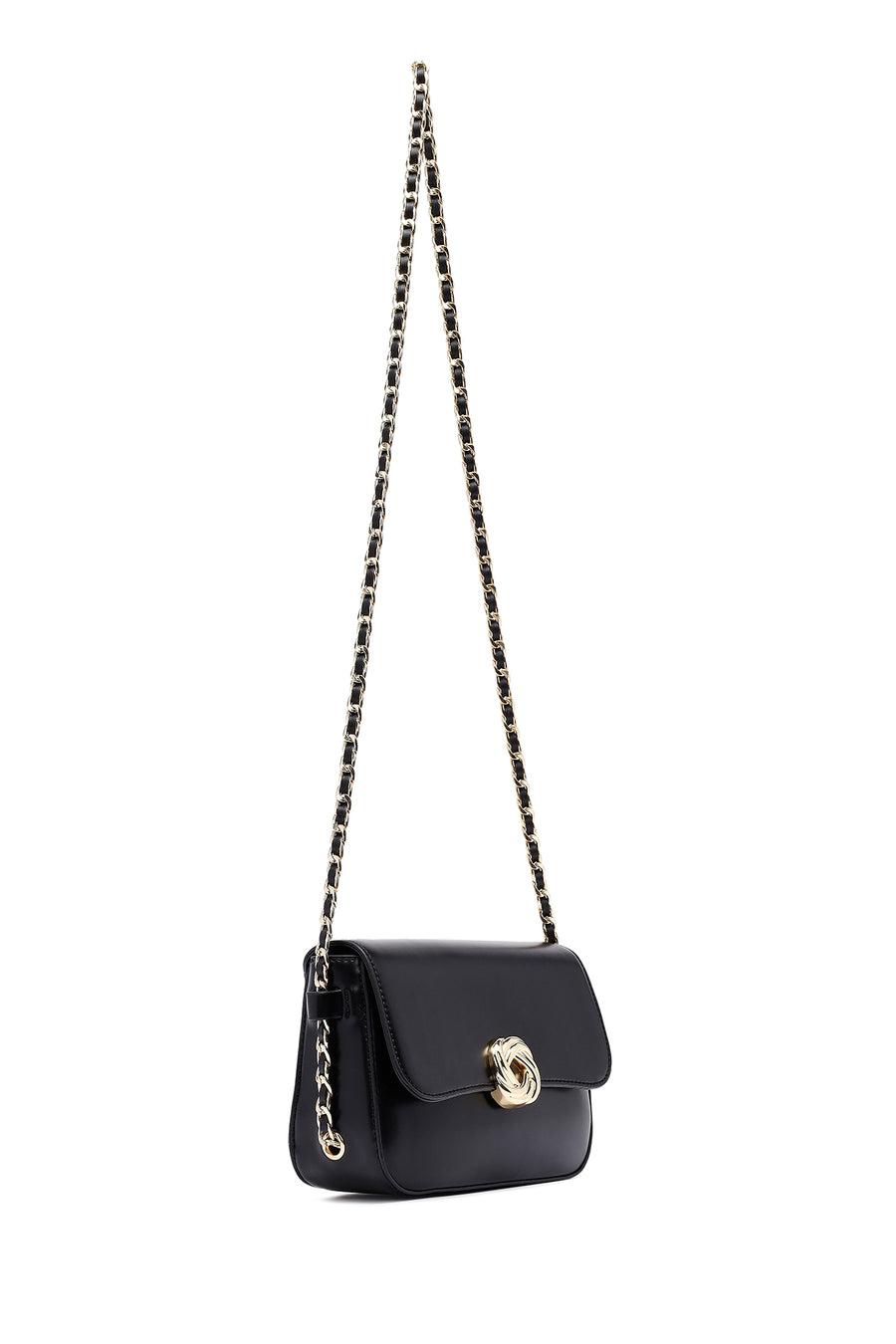 Woman Black Long Shoulder Bag