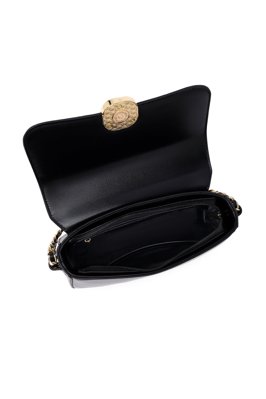 Woman Black Long Shoulder Bag